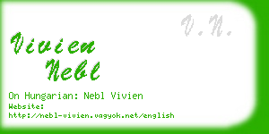 vivien nebl business card